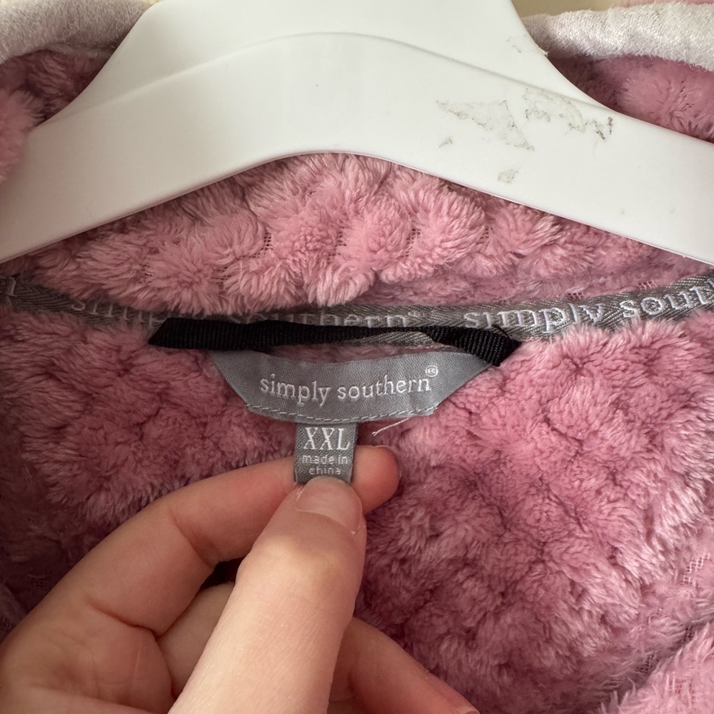 Simply Southern Pink Pullover - Picture 5 of 8